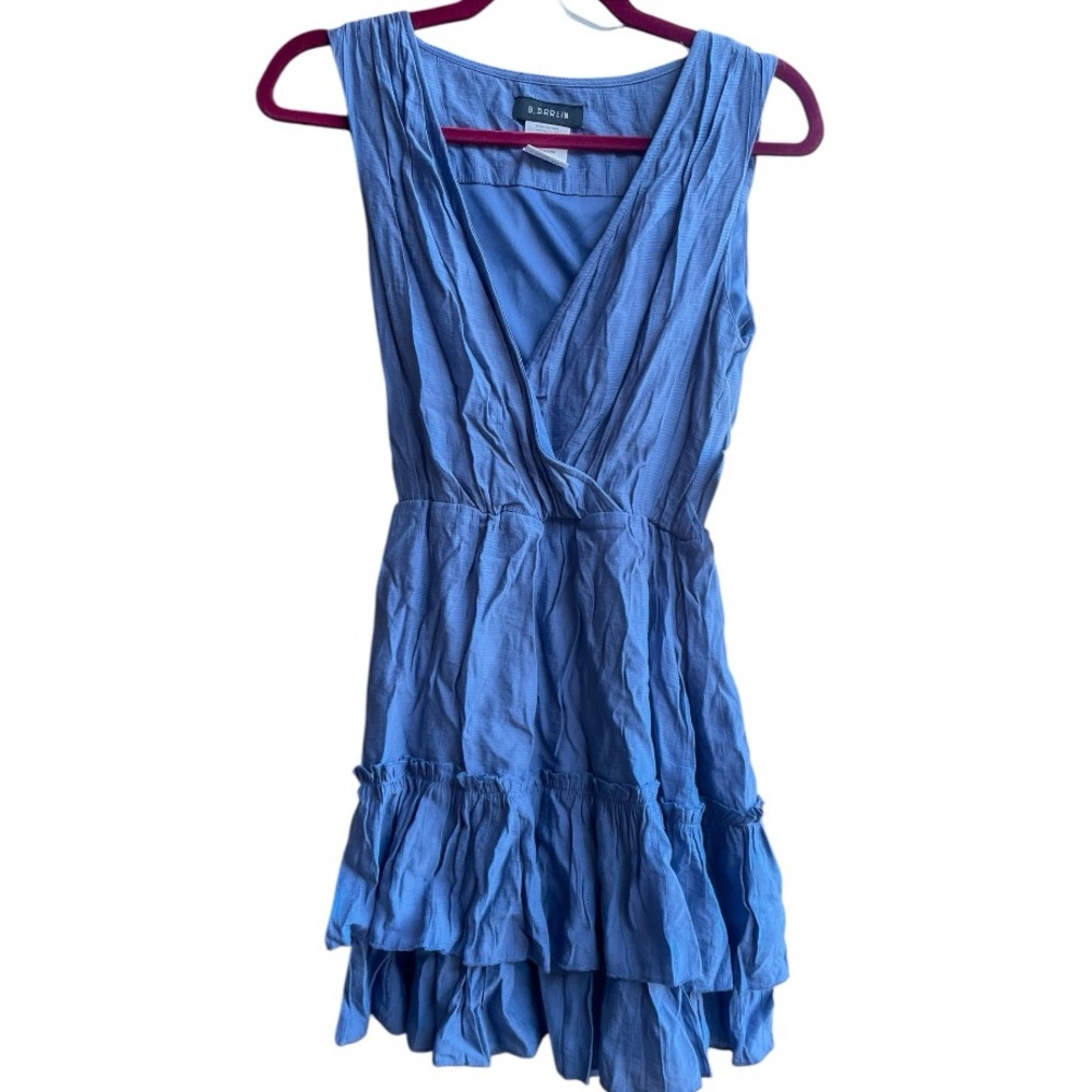 B. Darlin Day Blue Ruffled Mini Dress (NWT)